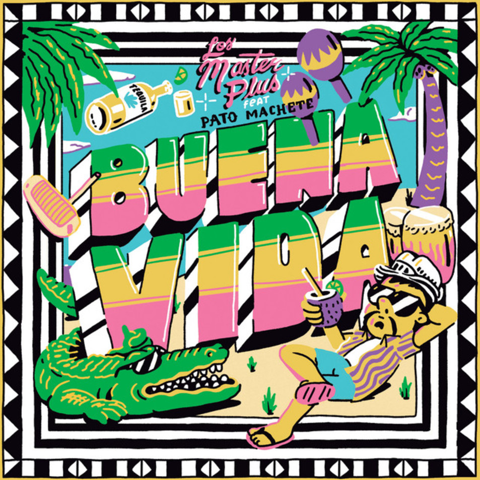 Cartula Frontal de Los Master Plus - Buena Vida (Cd Single)