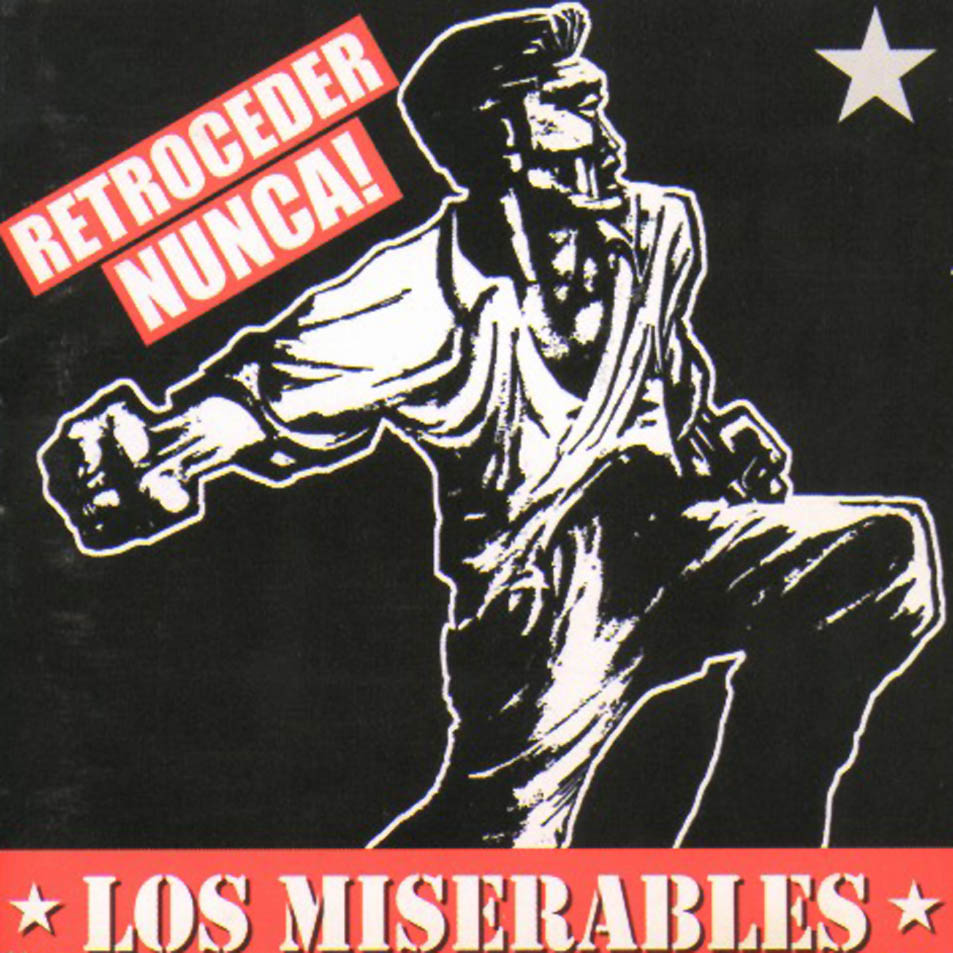 Cartula Frontal de Los Miserables - Retroceder Nunca!