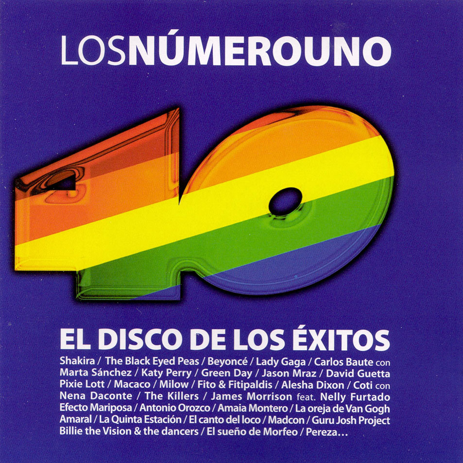 Cartula Frontal de Los Numero Uno 40: El Disco De Los Exitos (2009)