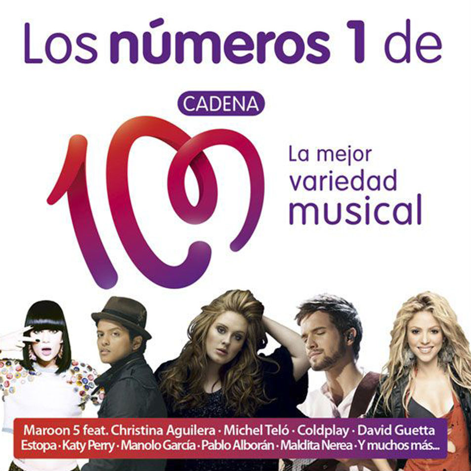 Cartula Frontal de Los Numeros Uno De Cadena 100 (2012)