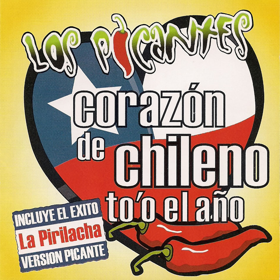 Cartula Frontal de Los Picantes - Corazon De Chileno To'o El Ao