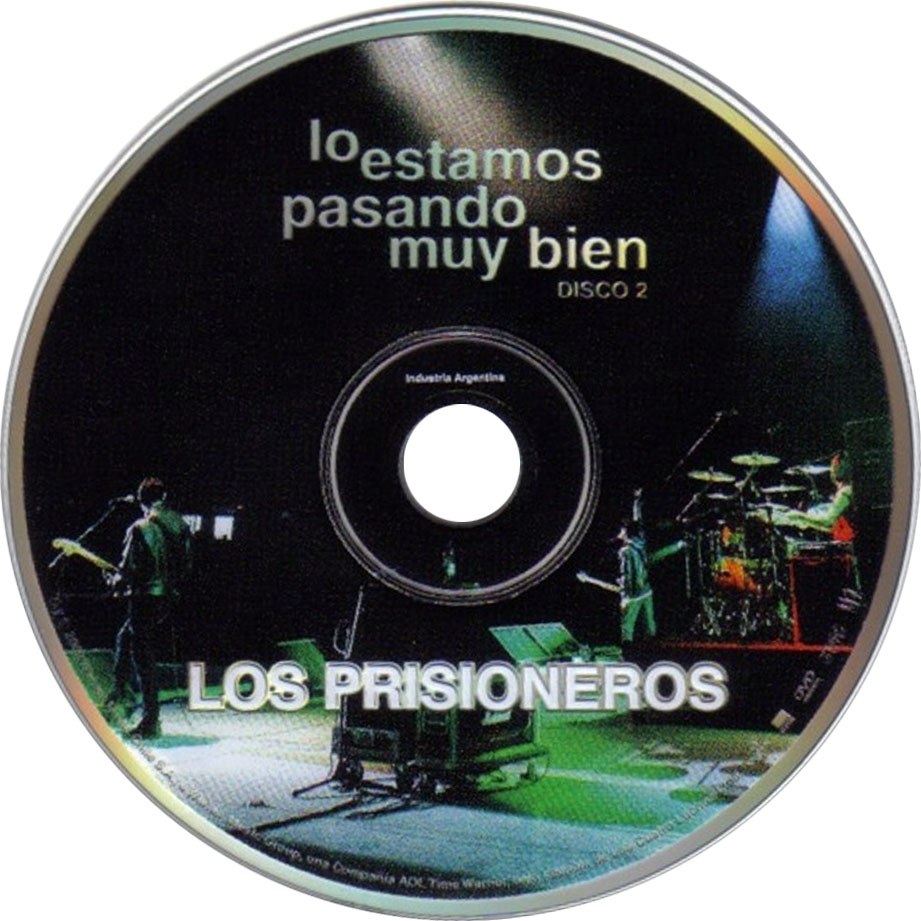 Cartula Dvd2 de Los Prisioneros - Lo Estamos Pasando Muy Bien (Dvd)