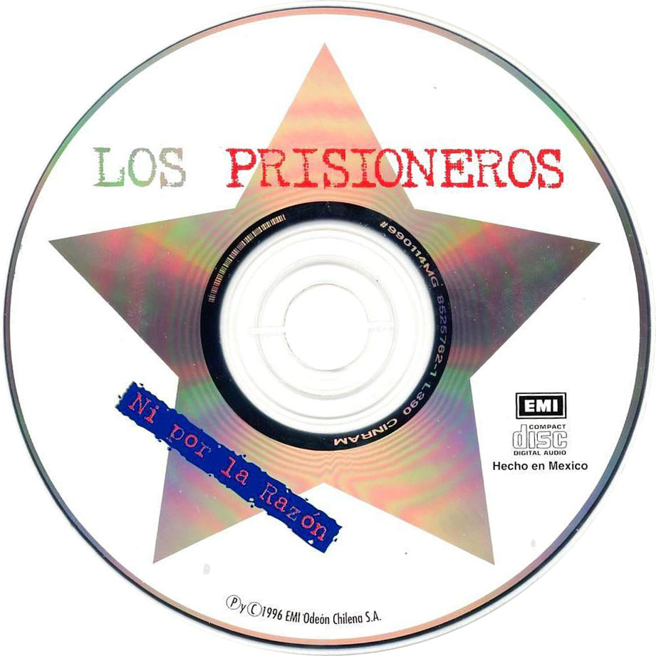Cartula Cd1 de Los Prisioneros - Ni Por La Razon, Ni Por La Fuerza
