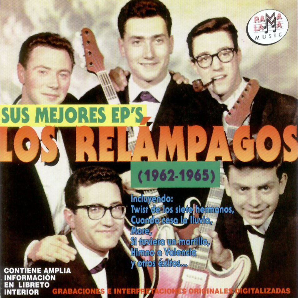 Carátula Frontal de Los Relampagos - Volumen 1 Sus Mejores Ep's (1962-1965)