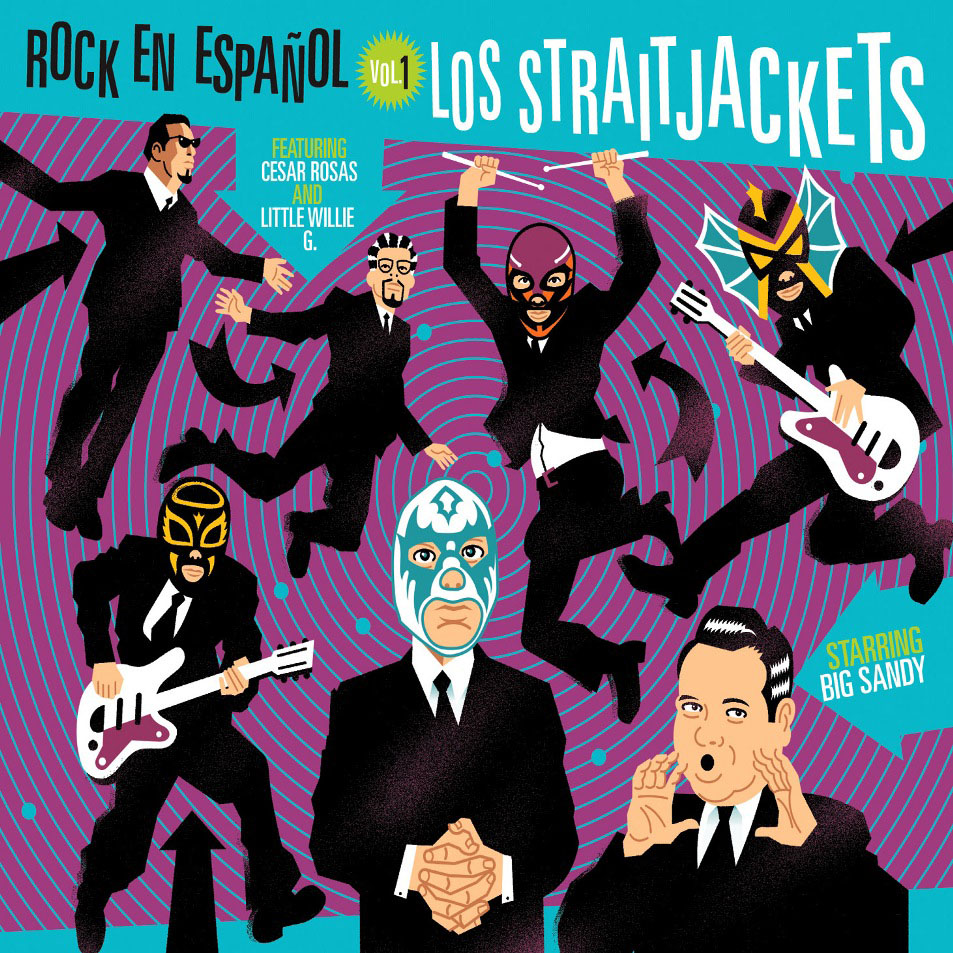 Cartula Frontal de Los Straitjackets - Rock En Espaol Volumen 1
