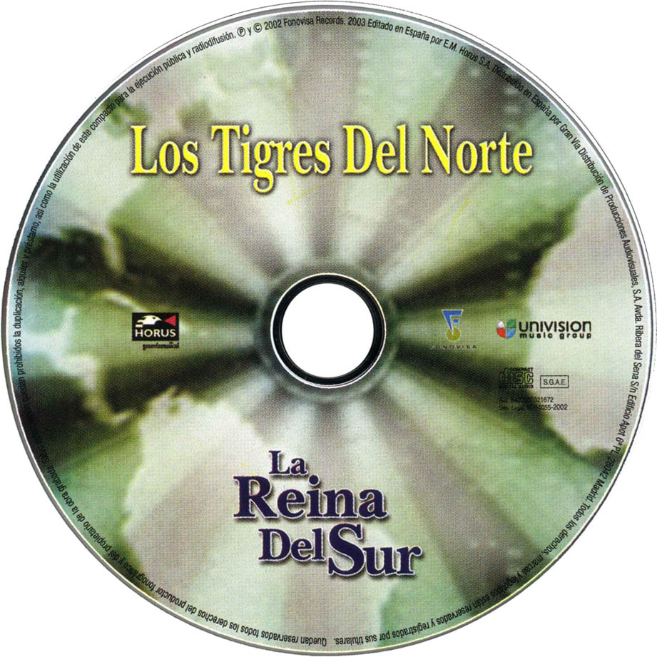 Cartula Cd de Los Tigres Del Norte - La Reina Del Sur