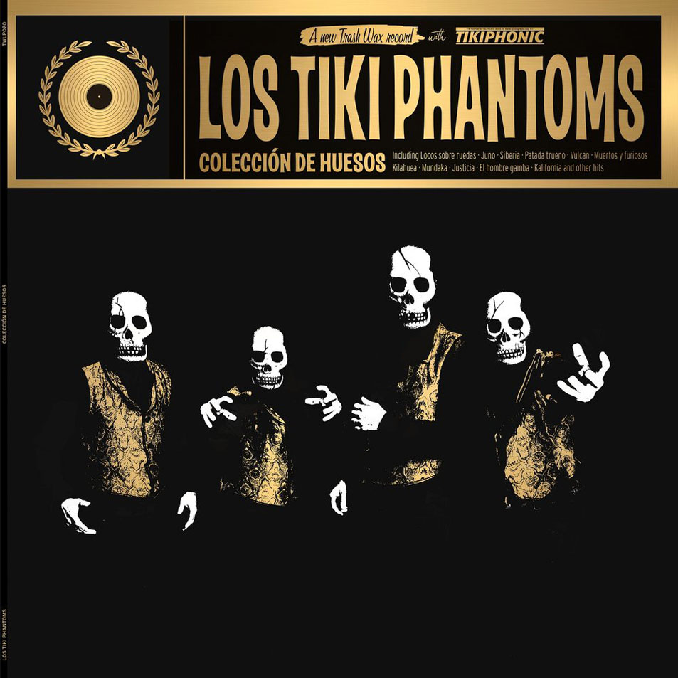 Cartula Frontal de Los Tiki Phantoms - Coleccion De Huesos