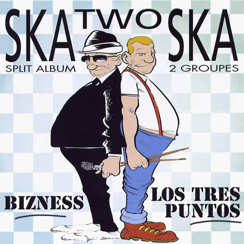 Cartula Frontal de Los Tres Puntos - Ska Two Ska