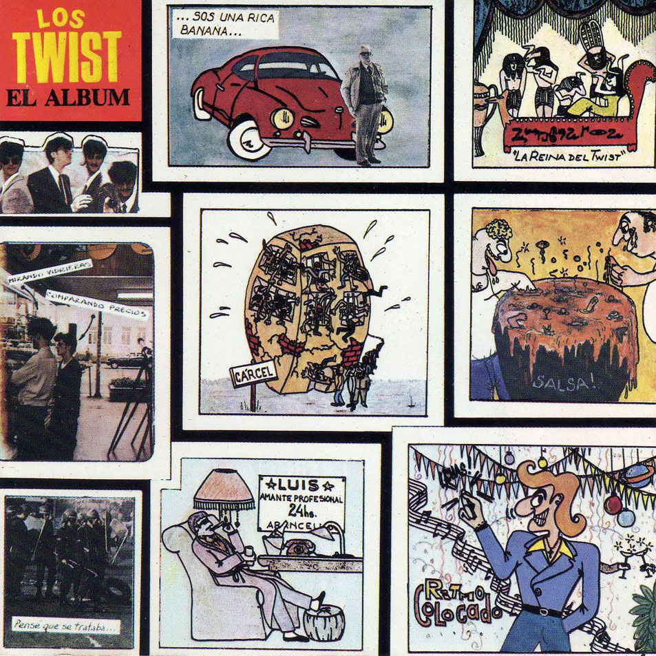 Cartula Frontal de Los Twist - El Album