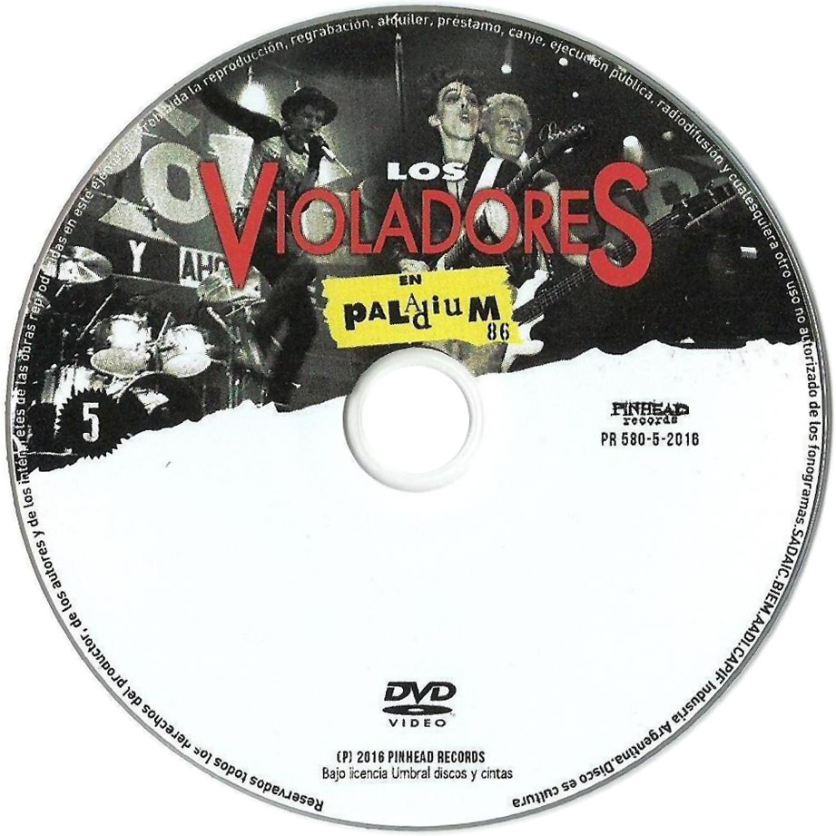 Cartula Dvd de Los Violadores - Fundamentales (81-87)