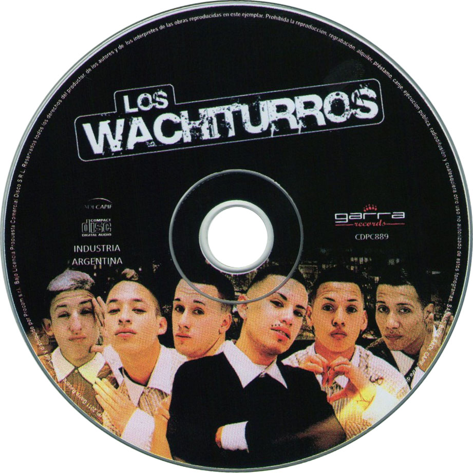 Cartula Cd de Los Wachiturros - Tirate Un Paso