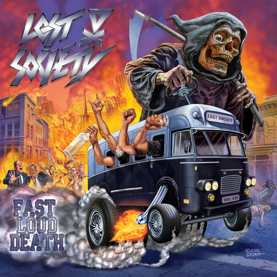 Cartula Frontal de Lost Society - Fast Loud Death