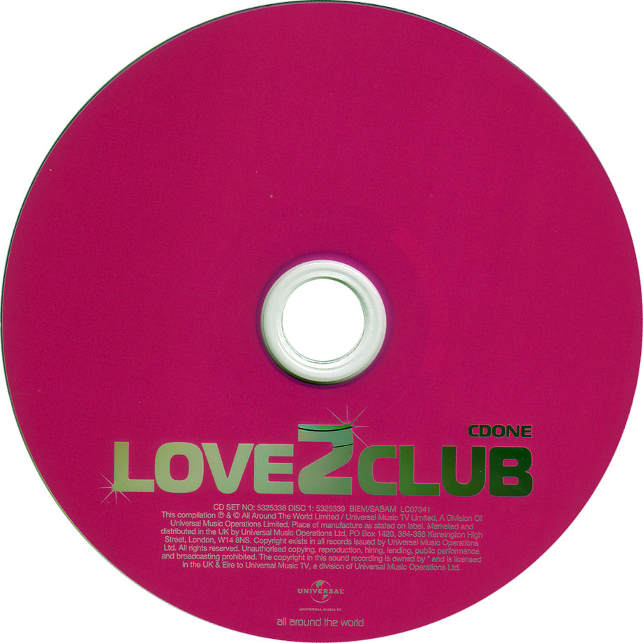 Cartula Cd1 de Love 2 Club