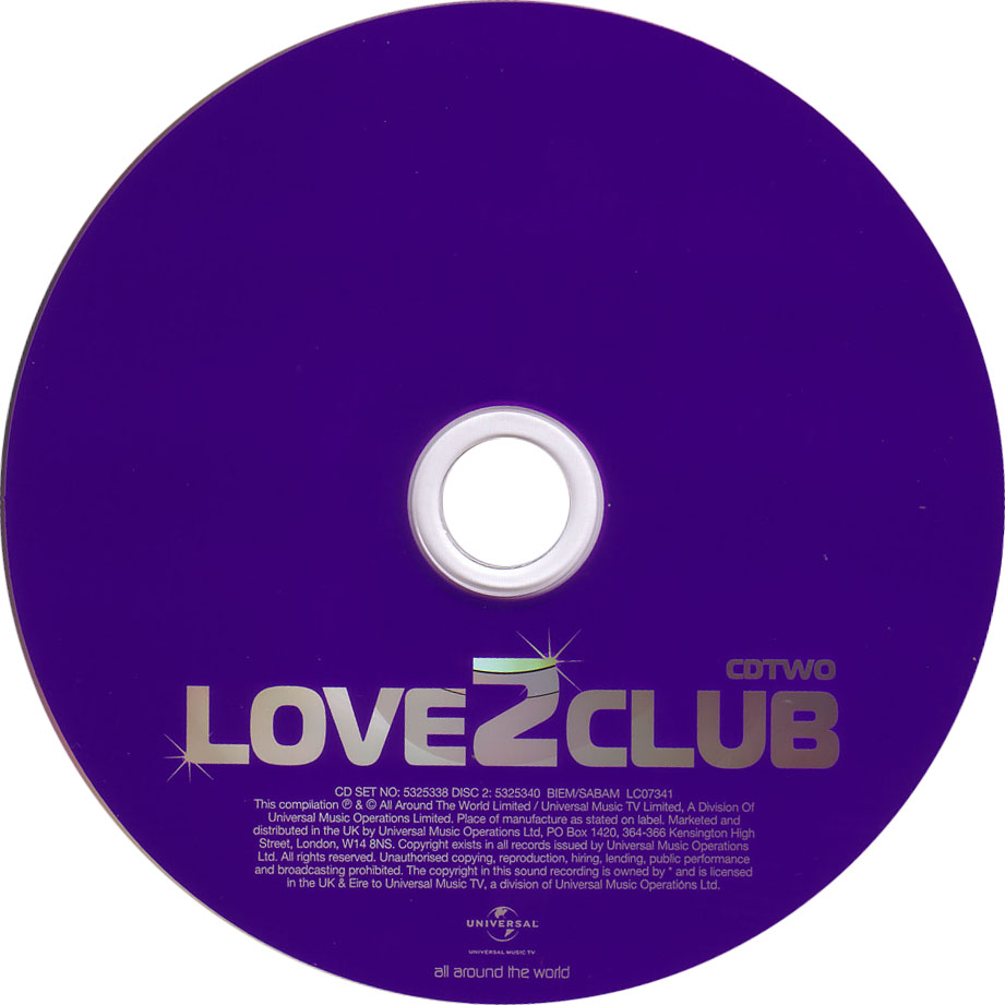 Cartula Cd2 de Love 2 Club