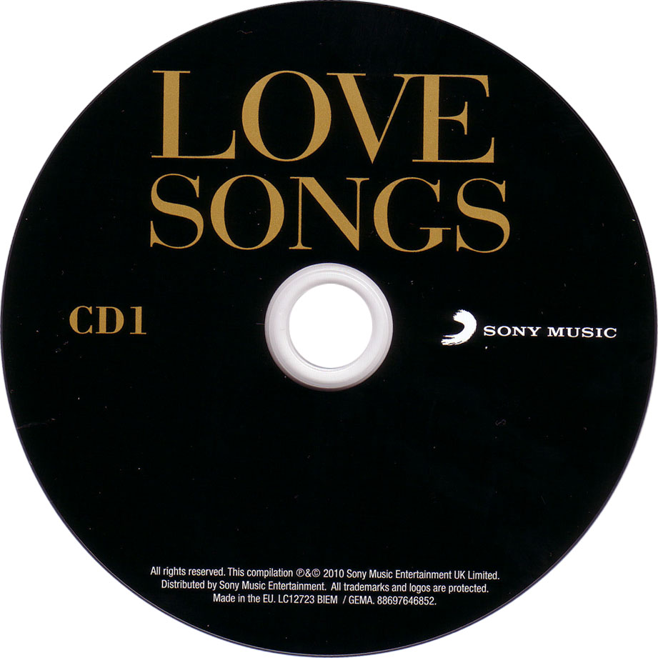 Cartula Cd1 de Love Songs (2010)