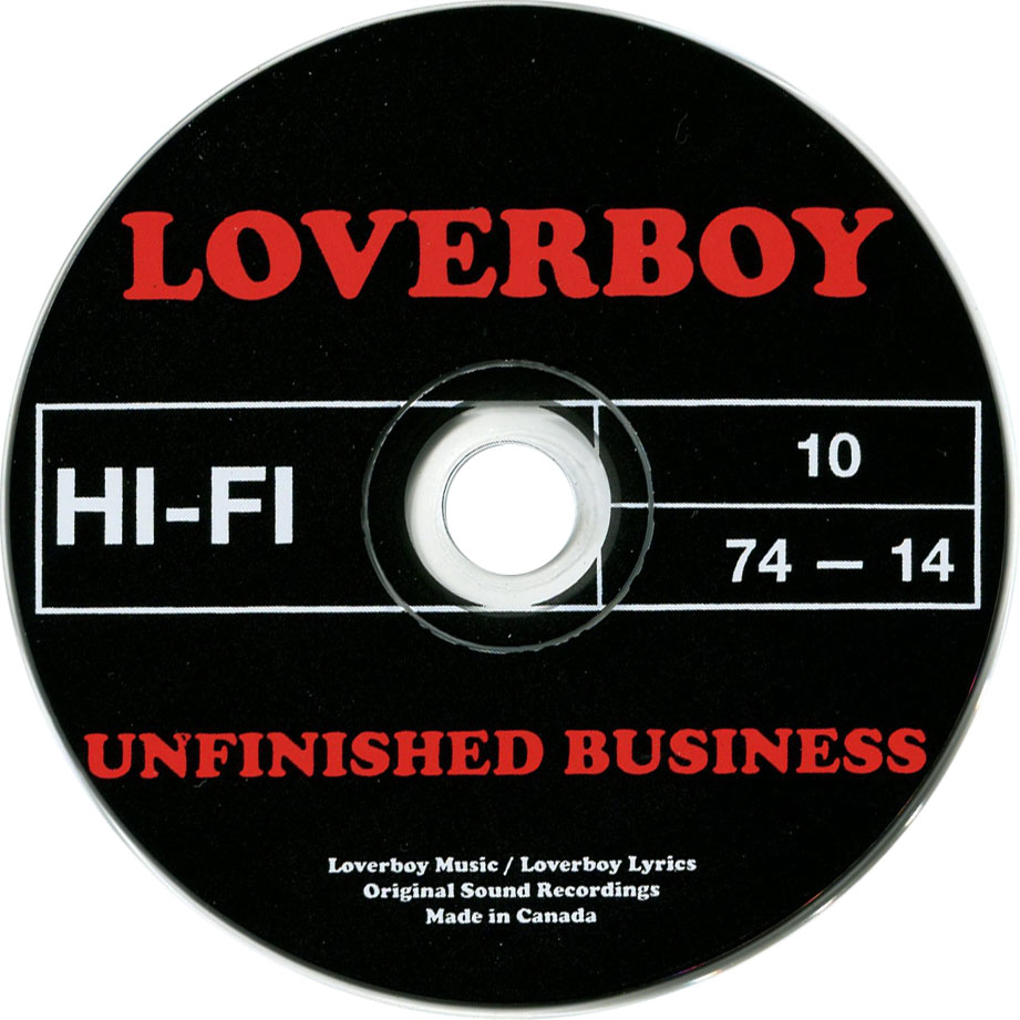 Cartula Cd de Loverboy - Unfinished Business