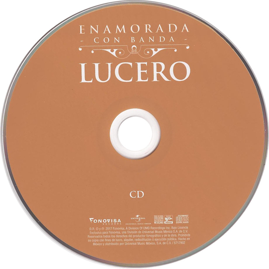 Cartula Cd de Lucero - Enamorada Con Banda (Edicion Especial)