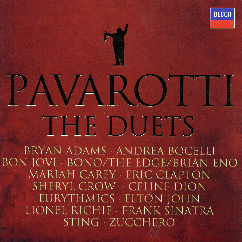 Cartula Frontal de Luciano Pavarotti - The Duets