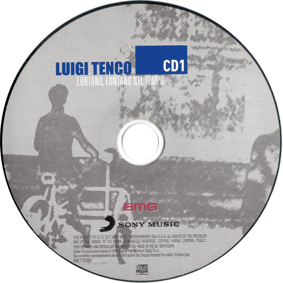 Cartula Cd1 de Luigi Tenco - Lontano, Lontano Nel Tempo