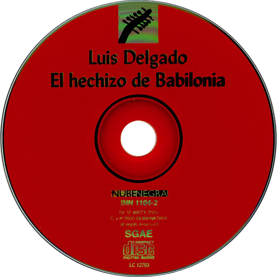 Cartula Cd de Luis Delgado - El Hechizo De Babilonia