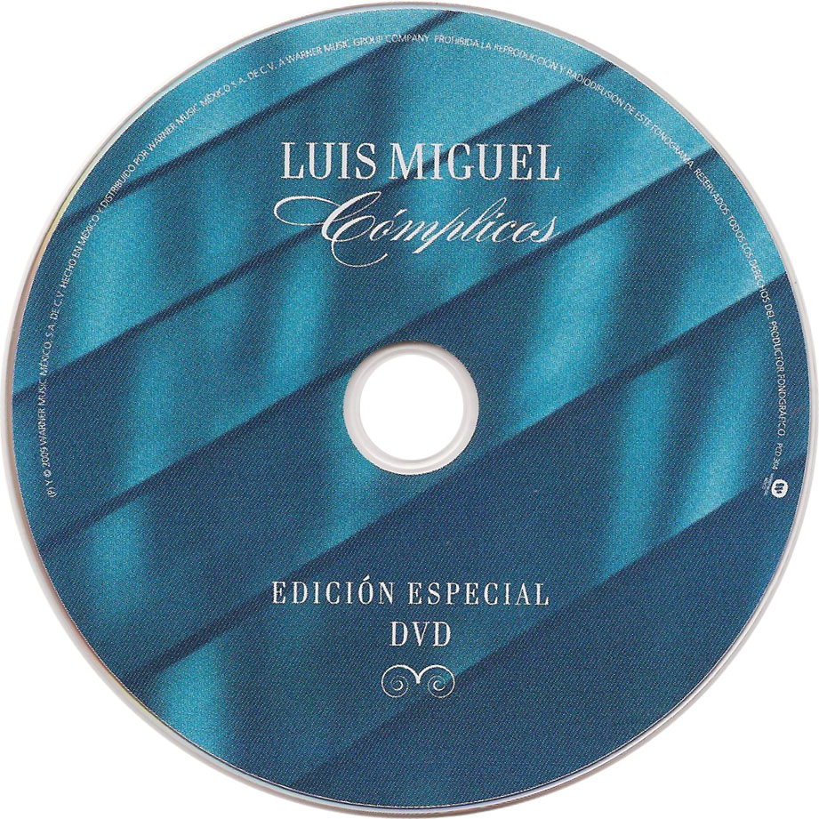 Cartula Dvd de Luis Miguel - Complices (Edicion Especial)