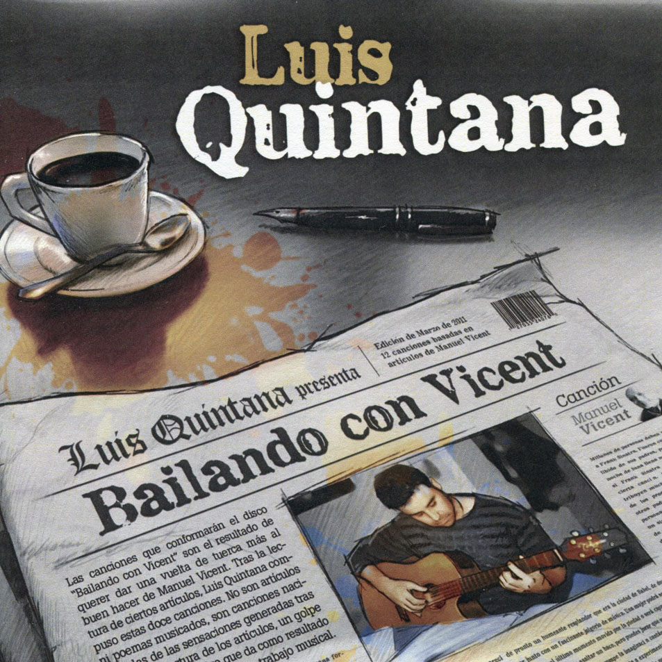 Cartula Frontal de Luis Quintana - Bailando Con Vicent