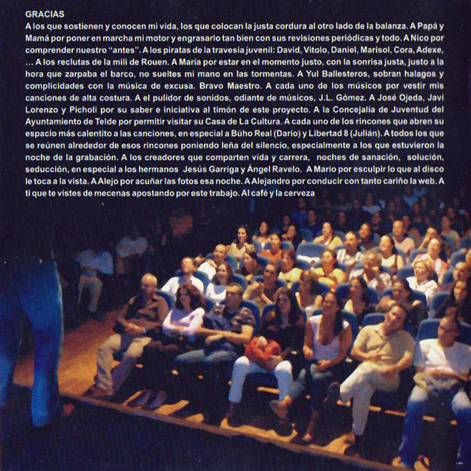 Cartula Interior Frontal de Luis Quintana - Buena Racha