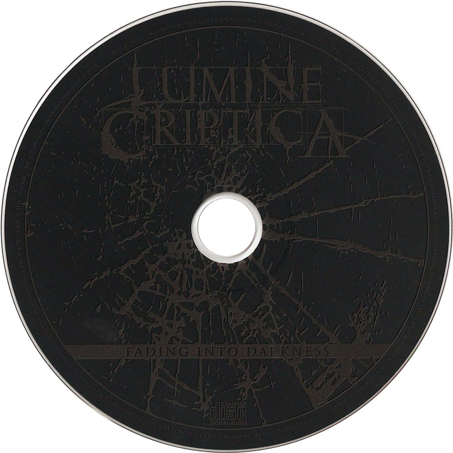 Cartula Cd de Lumine Criptica - Fading Into Darkness