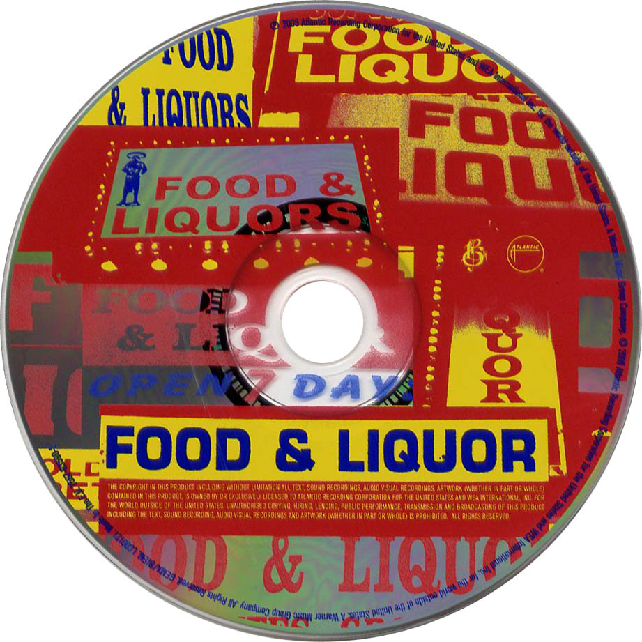 Cartula Cd de Lupe Fiasco - Food & Liquor