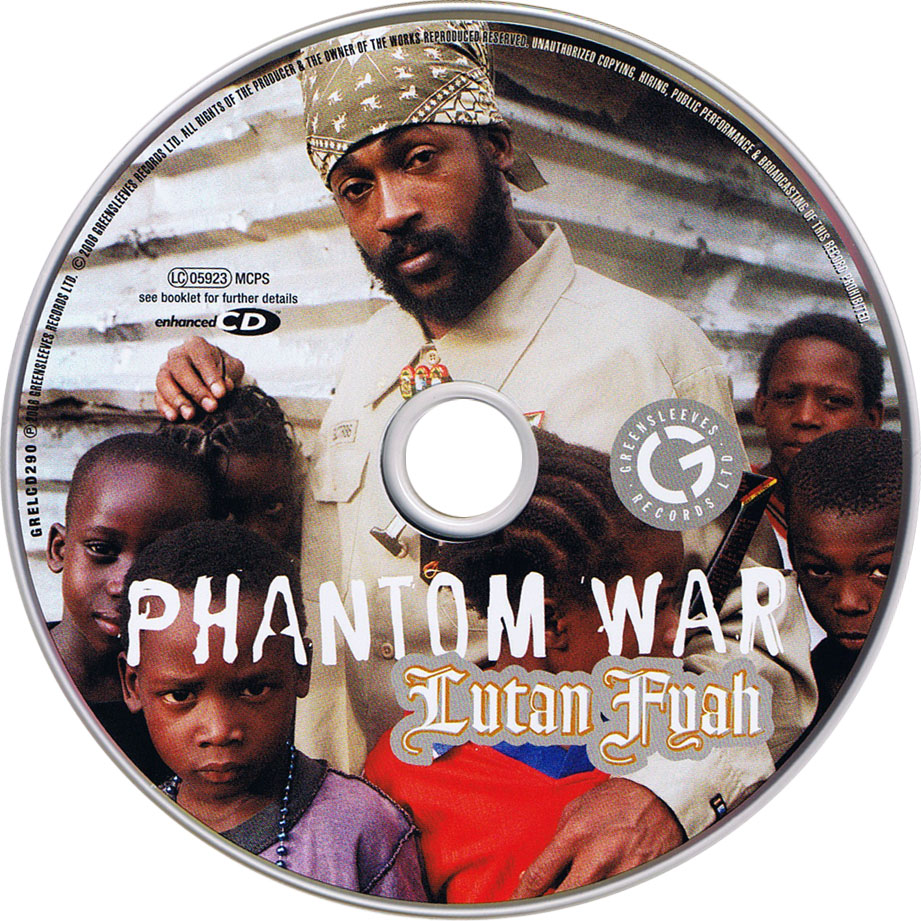 Cartula Cd de Lutan Fyah - Phantom War