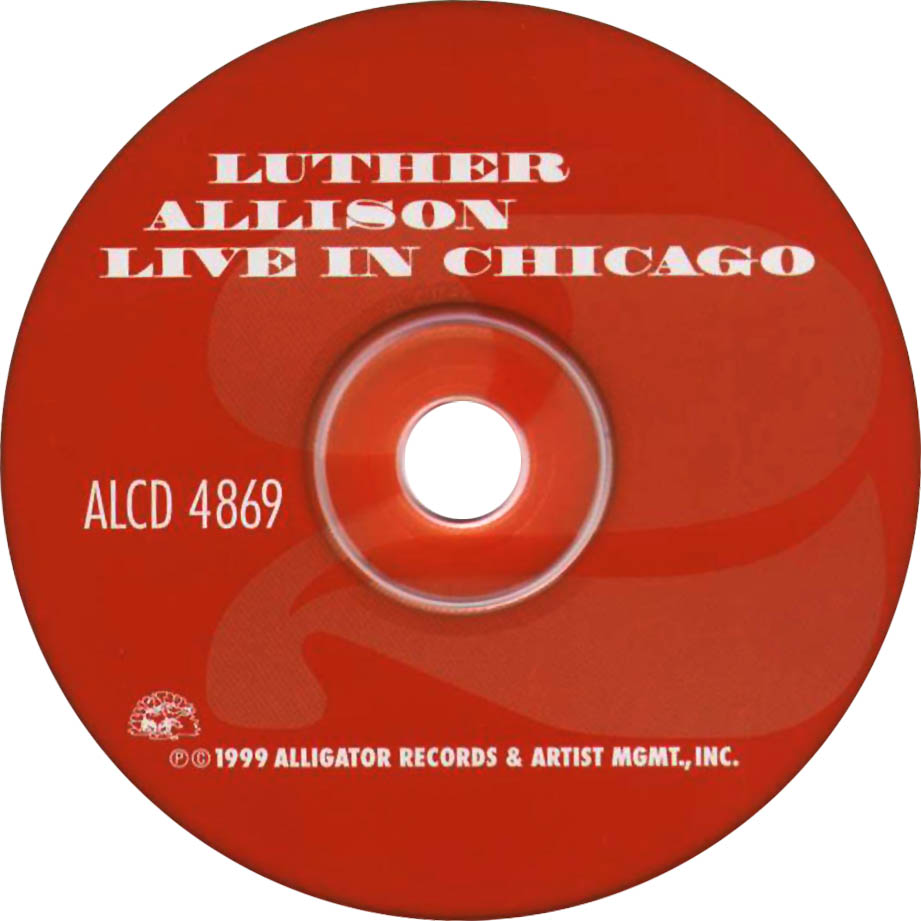 Cartula Cd2 de Luther Allison - Live In Chicago