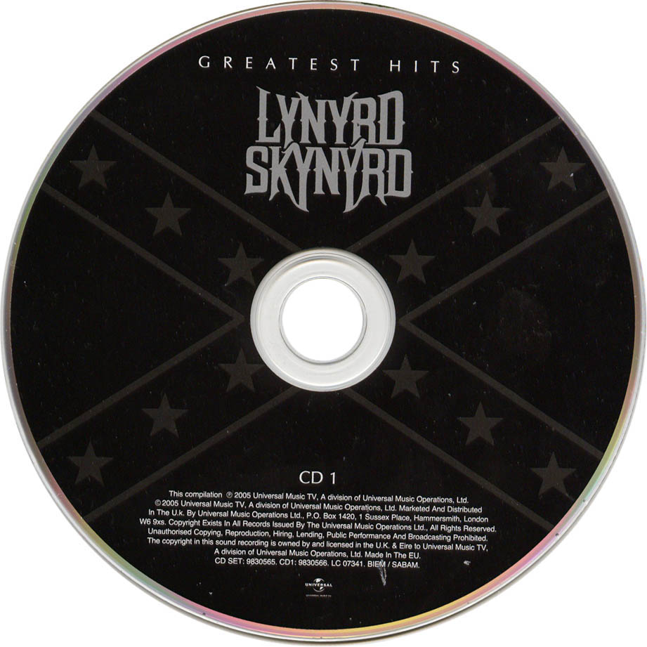 Cartula Cd1 de Lynyrd Skynyrd - Greatest Hits