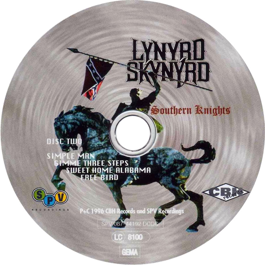 Cartula Cd2 de Lynyrd Skynyrd - Southern Knights