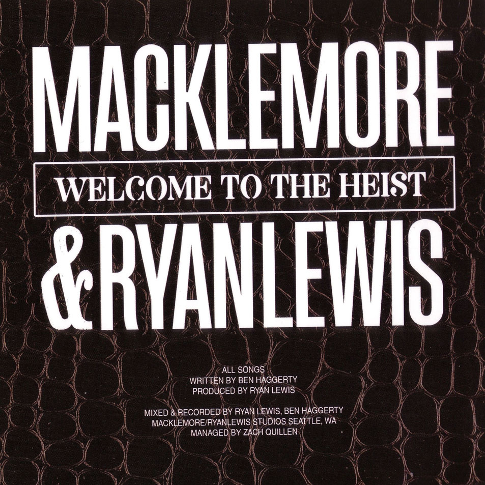 Cartula Interior Frontal de Macklemore & Ryan Lewis - The Heist