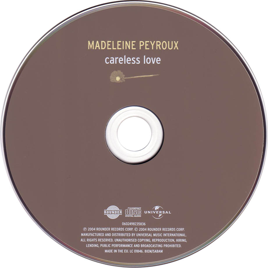 Cartula Cd de Madeleine Peyroux - Careless Love