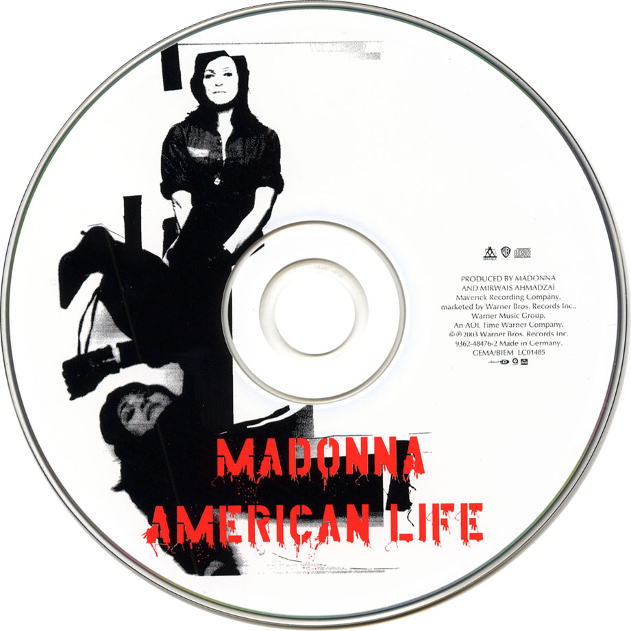 Cartula Cd de Madonna - American Life
