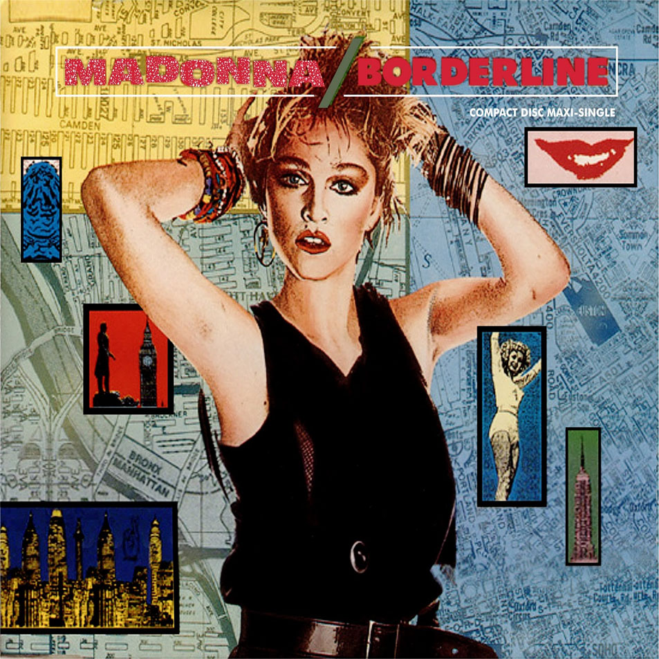 Cartula Frontal de Madonna - Borderline (Cd Single)