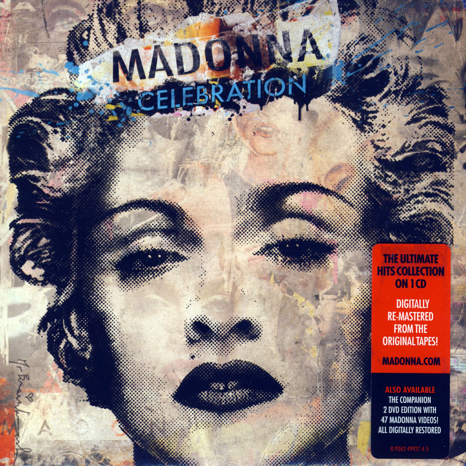 Cartula Frontal de Madonna - Celebration