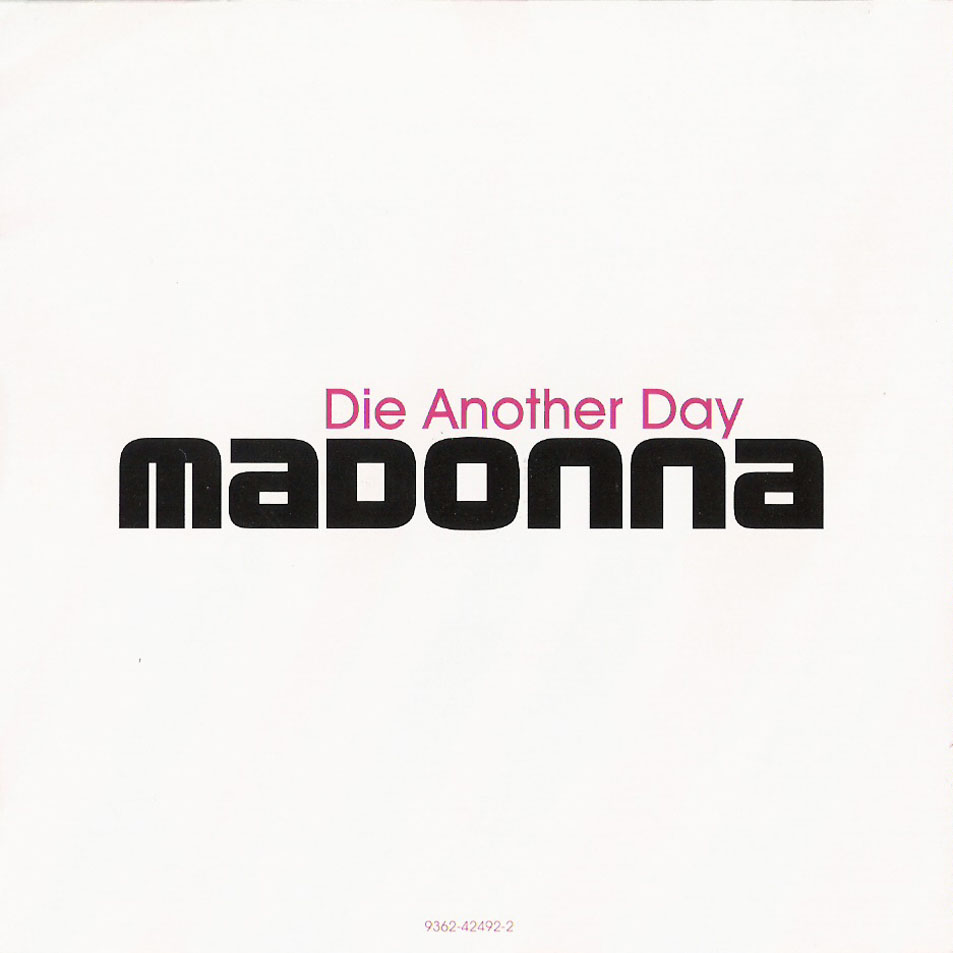 Cartula Interior Frontal de Madonna - Die Another Day (Cd Single)