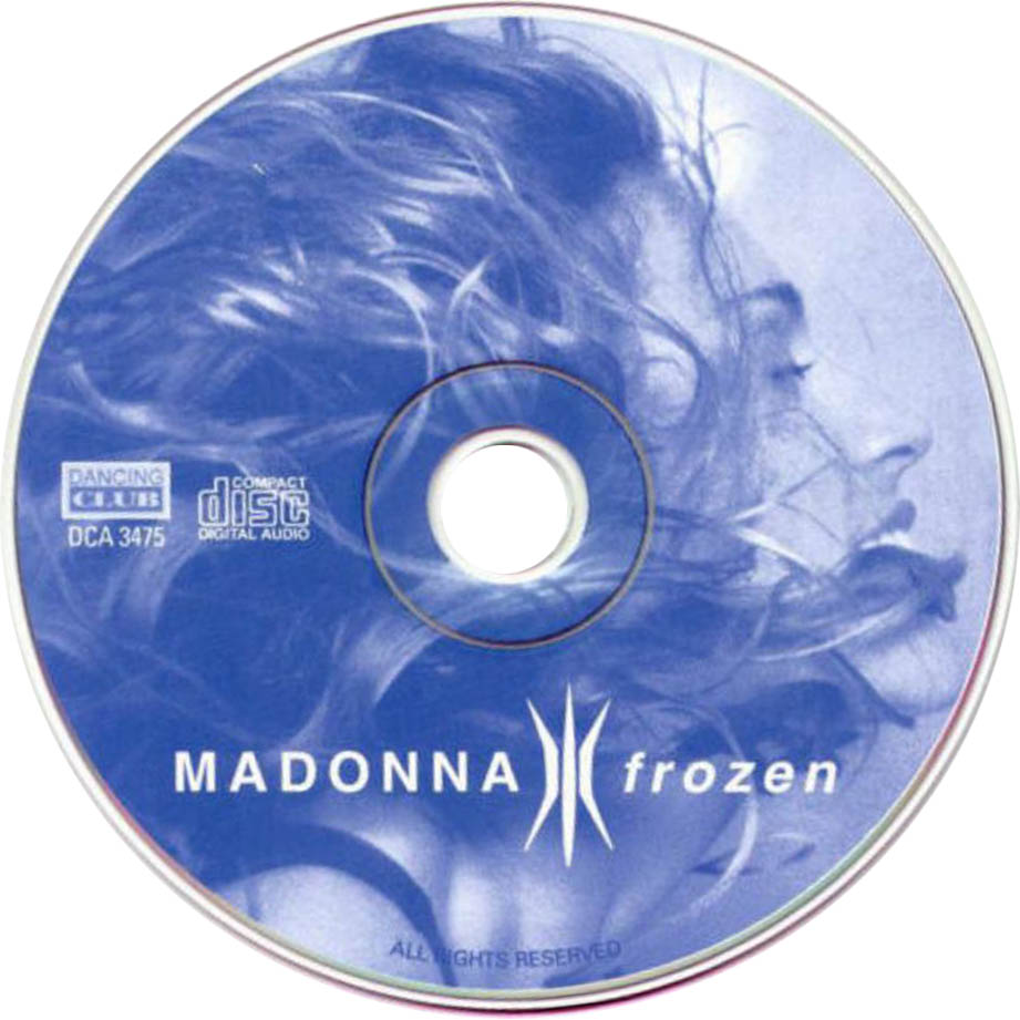 Cartula Cd de Madonna - Frozen