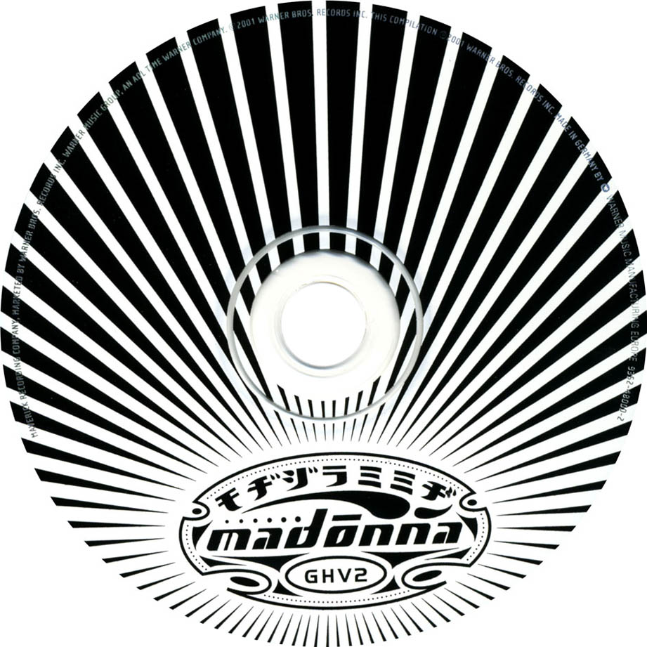 Cartula Cd de Madonna - Greatest Hits Volume 2