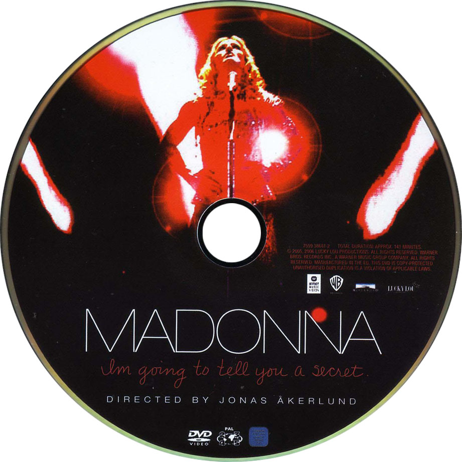 Cartula Dvd de Madonna - I'm Going To Tell You A Secret (Dvd)