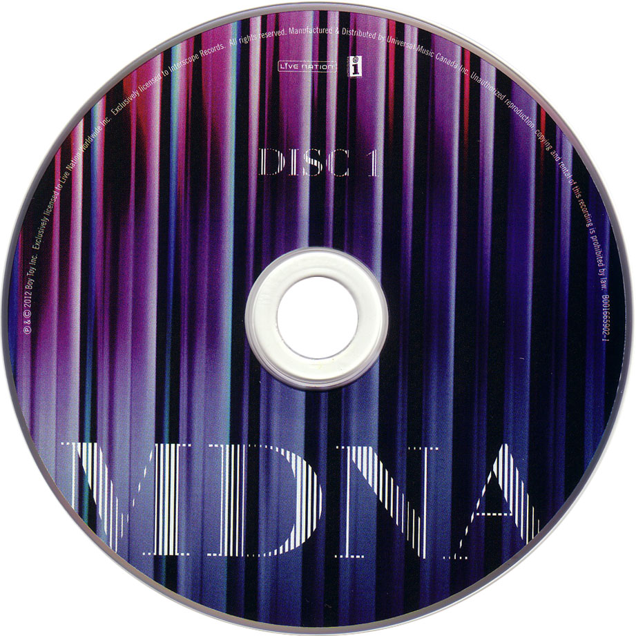 Cartula Cd1 de Madonna - M.d.n.a. (Deluxe Edition)