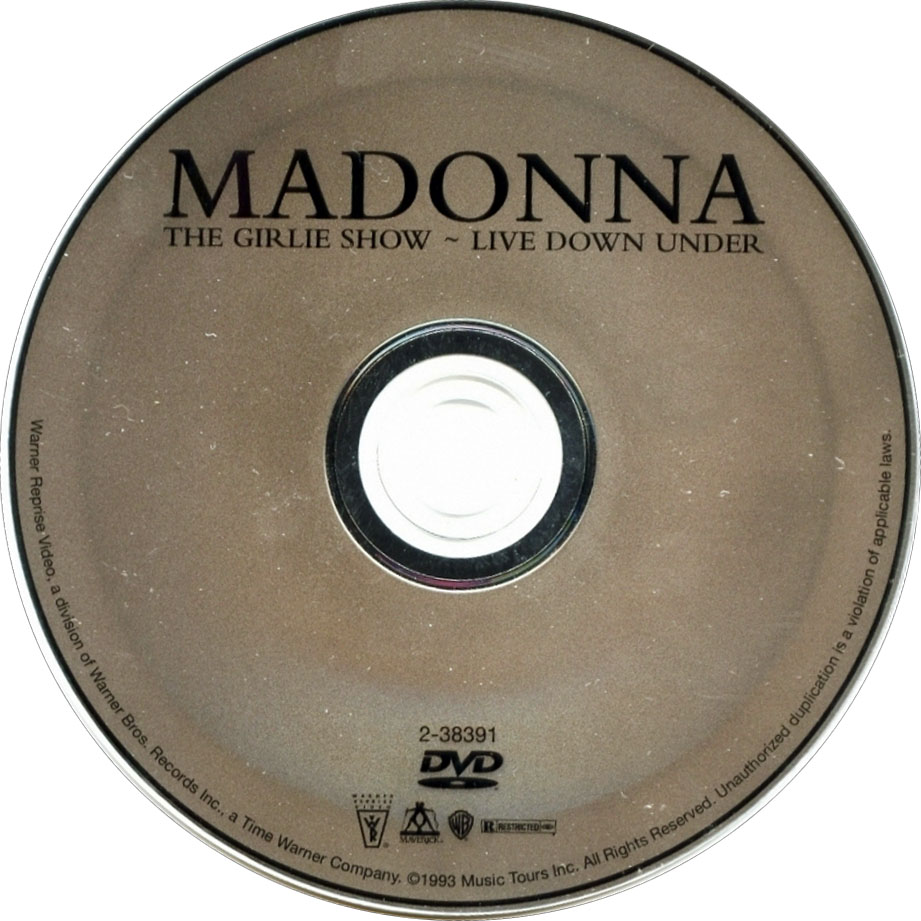 Cartula Dvd de Madonna - The Girlie Show: Live Down Under (Dvd)