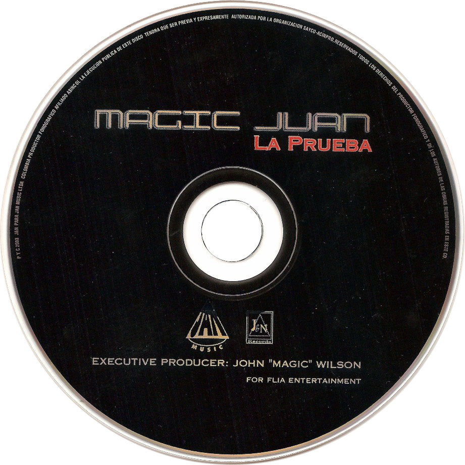 Cartula Cd de Magic Juan - La Prueba