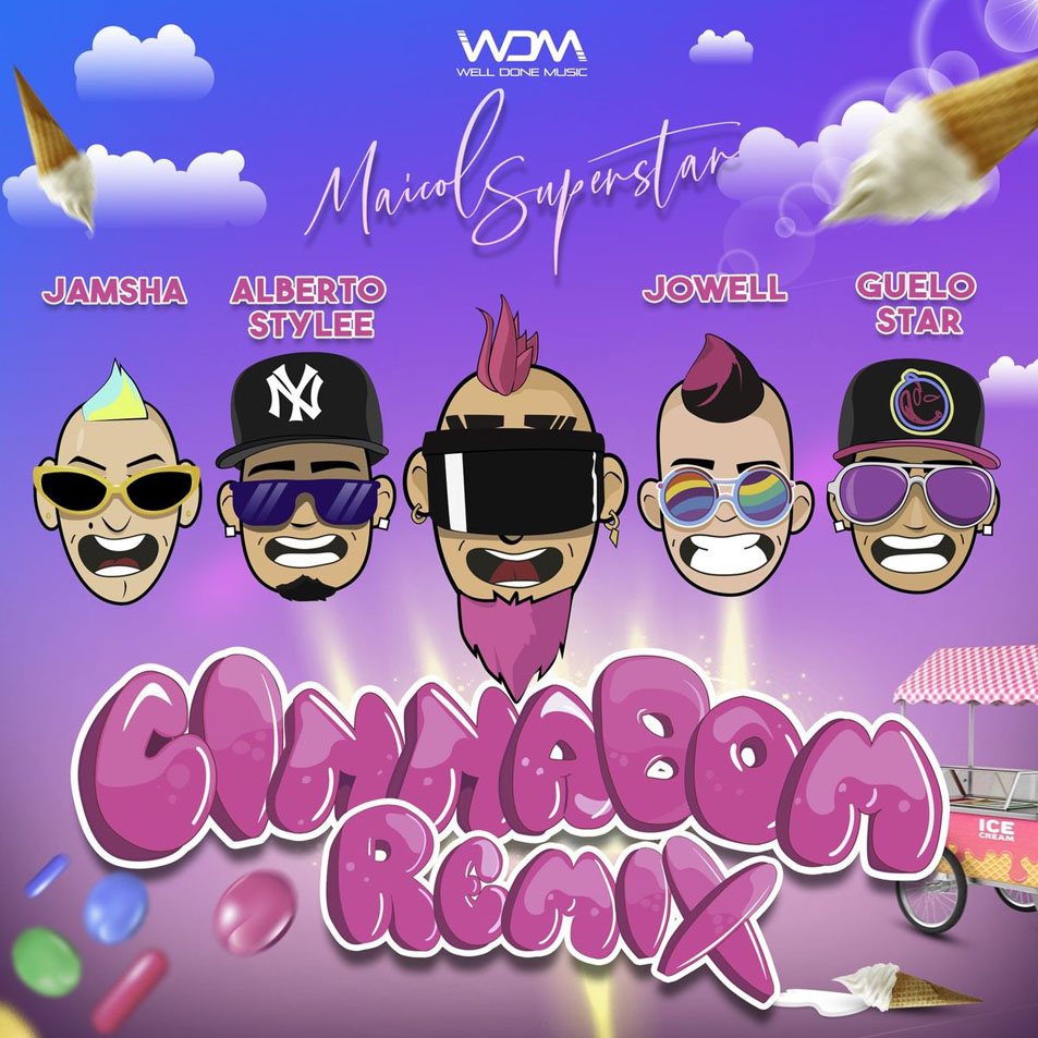 Car�tula Frontal de Maicol Super Star - Cinnabom (Featuring Jamsha, Alberto Stylee, Jowell & Guelo Star) (Remix) (Cd Single)