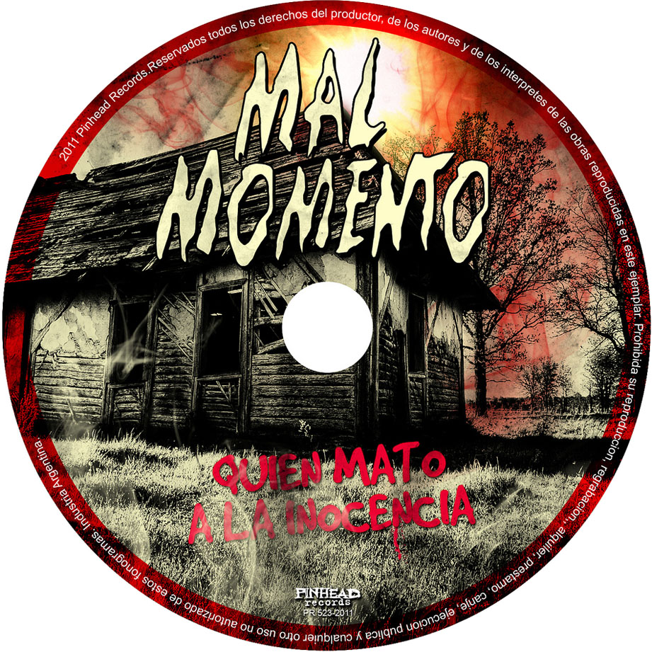 Cartula Cd de Mal Momento - Quien Mato A La Inocencia?