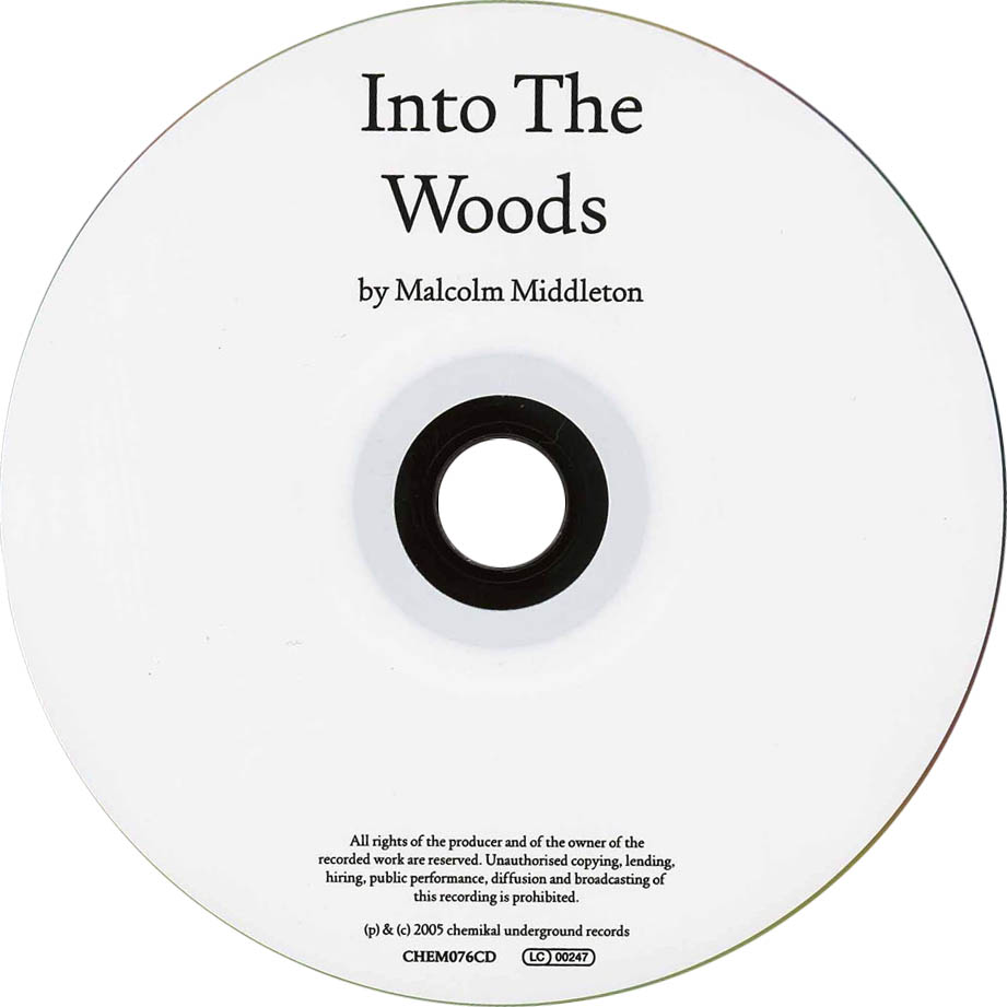 Cartula Cd de Malcolm Middleton - Into The Woods