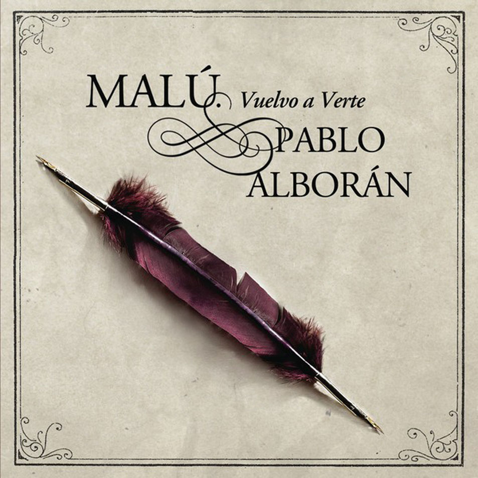 Cartula Frontal de Malu - Vuelvo A Verte (Featuring Pablo Alboran) (Cd Single)