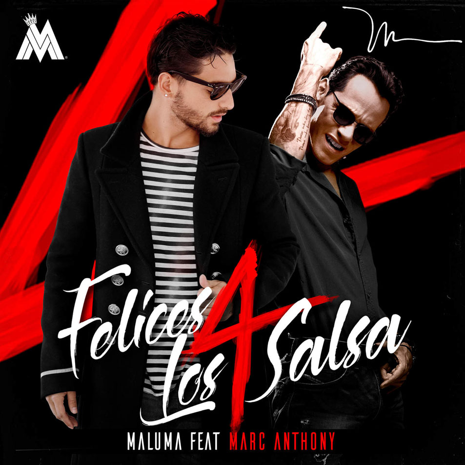 Cartula Frontal de Maluma - Felices Los 4 (Featuring Marc Anthony) (Salsa Version) (Cd Single)